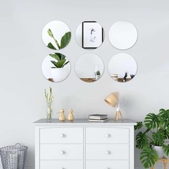 Balsa Circle 4 Oval 8-Inch x 12-Inch Glass Mirrors for 12″, Clear