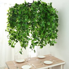 46″ Green Artificial Ivy Leaves Hanging Flower Chandelier Party Decorations