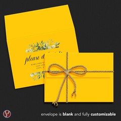 A7 Invitation Envelopes, 5 1/4″ x 7 1/4″, Gold, Square Flap, 24w (90gsm)