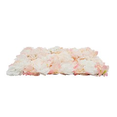 Artificial Flower Wall Backdrop 6 Panel Set Wedding Decor Champagne White Roses