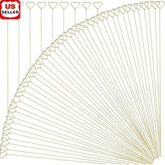 40Pcs Floral Picks Card Holders Bouquets Wedding Centerpieces Photo Sticks New