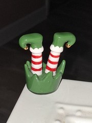 MINT Nora Fleming Mini Jingle Toes A143 Christmas Elf Legs Stoneware