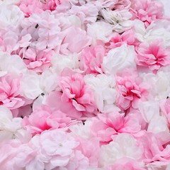 Flower Wall Panel 24″ x 16″ Artificial Roses Dahlias for Wedding & Party TOP