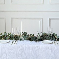 Metallic Gold 15 feet Rose Leaves Fairy Lights Battery Operated LED GARLAND
