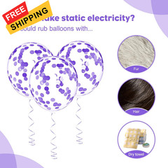 Metallic Chrome Purple Balloons Set, 60 Pieces – 12 Inch 12 inches,