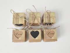 50X Wedding Favor Boxes Kraft Paper Candy Box Wedding Decoration