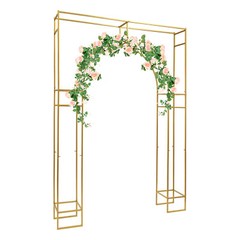 Free Standing Wedding Arch Backdrop Stand Square Metal Balloon Arch Stand