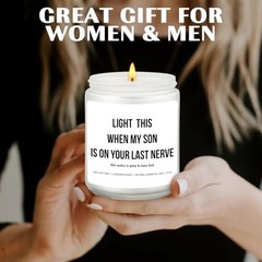 Last Nerve Candle – Funny Wedding & Bridal Shower Gift for Daughter-in-Law