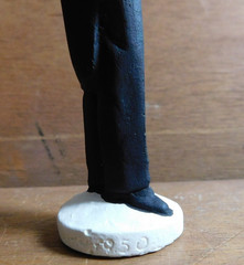 Vintage 1950 Bride Groom Cake Topper Wm Lewin Lace Skirt