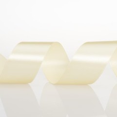 1 1/2 Inch Yellow Solid Satin Ribbon, 50 Yards Craft 1.5 x 1800 Inches Cream