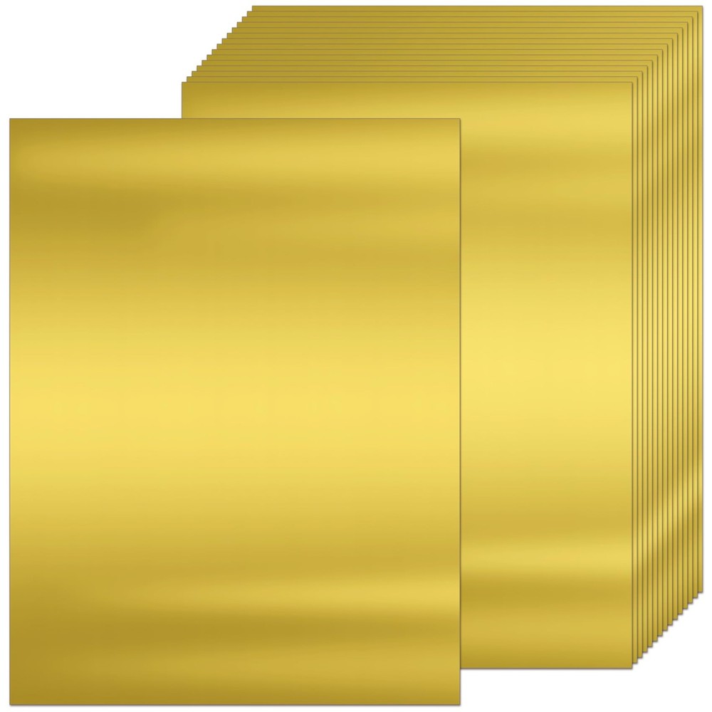 25 Sheets Metallic Gold Cardstock Paper 8.5 x 11 25 Sheets,