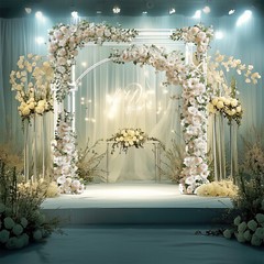 258CM Tall Metal Wedding Arch Backdrop Stand fr Party Celebration Garden Trellis