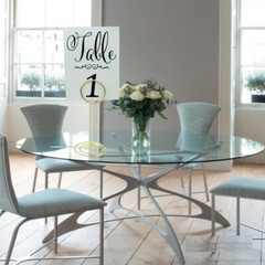 10 Place Card Stands and 10 Table Number Holders in One Pair Brass Gold for Food