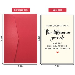 Goodbye Card for Coworkers Leaving – Heartfelt Farewell Card with Uplifting M…