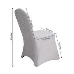 10 Black Spandex Fitted Banquet Chair Covers Wedding Party Reception Decorations