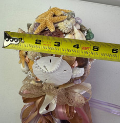 Custom Made Bridal Bouquet XL Multicolor Seashell Starfish Coastal Decor Boho XL