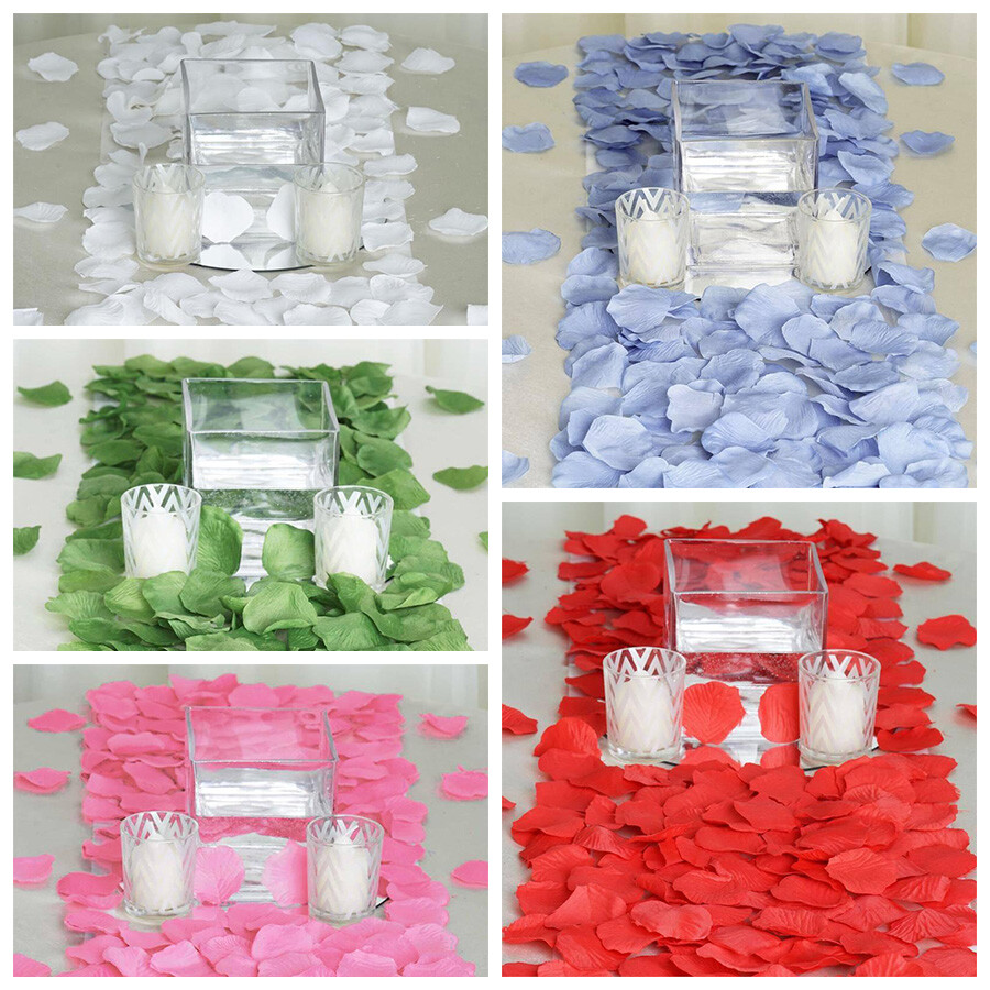 4000 Silk Rose Petals Wedding Decorations Favors Wholesale Bulk Supplies SALE