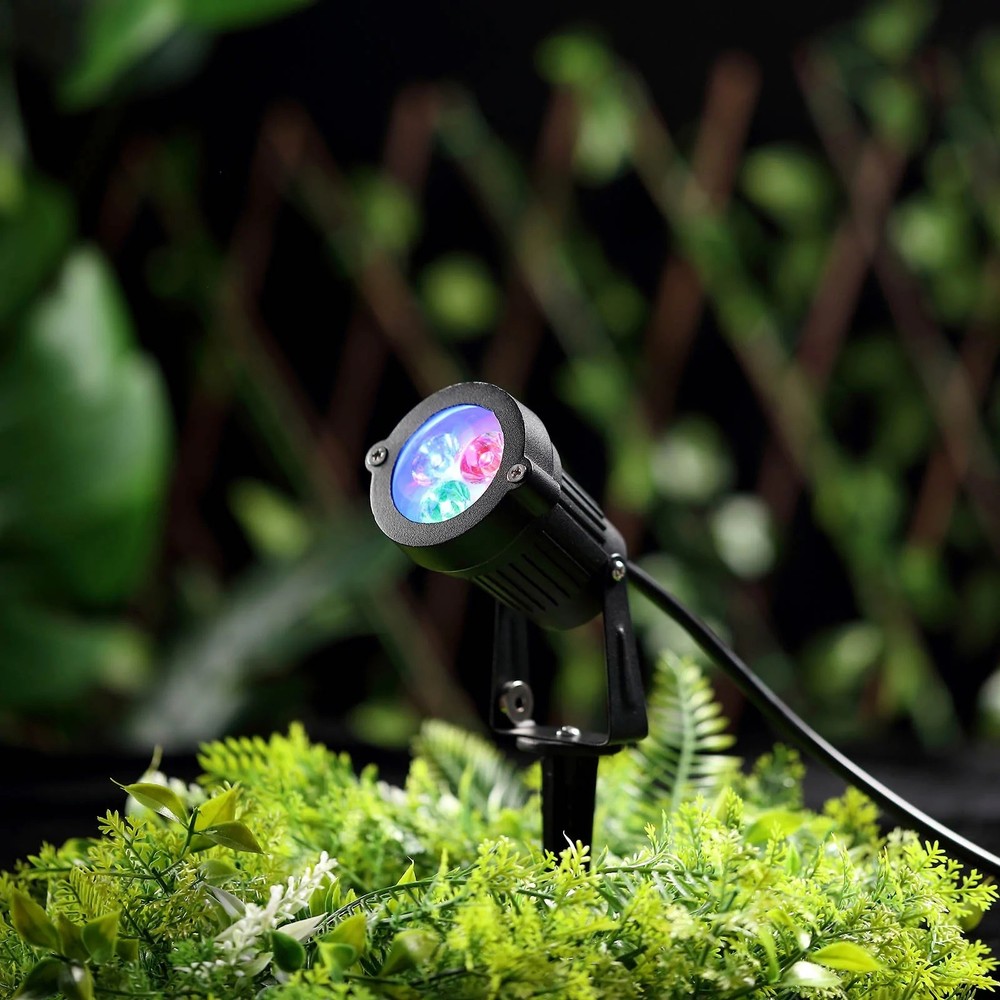 6 Watt ASSORTED LED Backdrop SPOTLIGHT Waterproof Landscape Lights Party Event