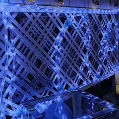 33 ft Blue TUBE LED Lights Rabbit Hole Garland Wedding Party Decorations SALE