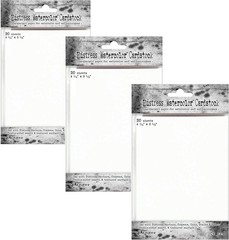 3-Pack of Tim Holtz Distress Watercolor 4.25 x 5.5 inches,