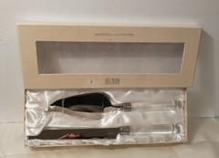 Cake Knife and Server Set Oleg Cassini 151290D LUCK New Vintage Box Wear