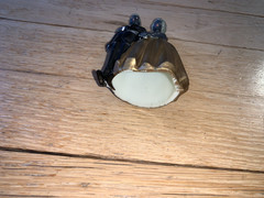 Vintage African American Bride Groom Wilton 50th Golden Cake Topper