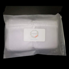 100PCS Premium Sheer Organza Bags, White Wedding Favor Bags with drawstinr, 4×4.