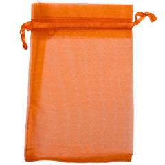 Orange Drawstring Organza Gift Bags Wedding Party Favor Pouches 20/50/100