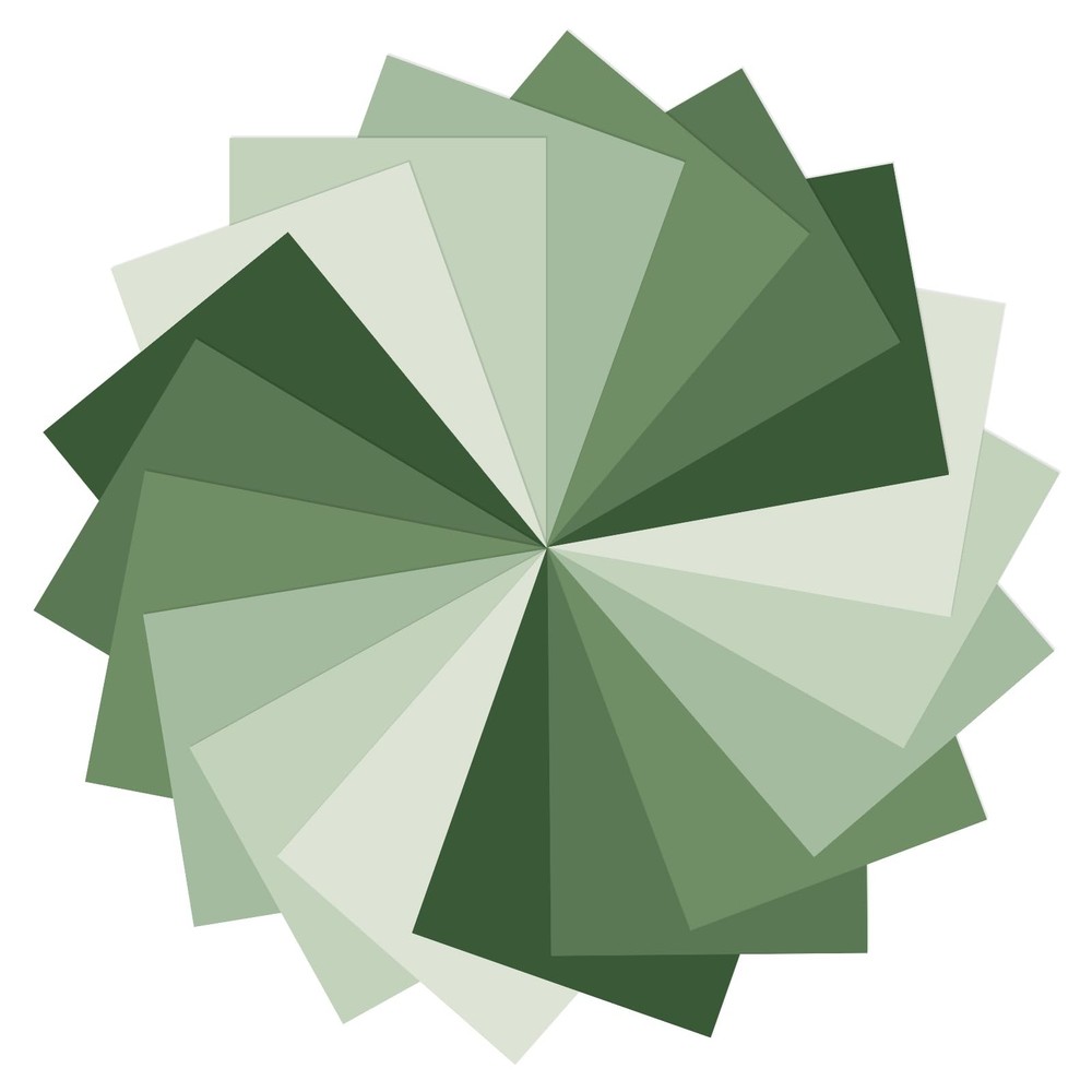 Whaline 60 Sheets Sage Green Card Stock Paper Scrapbook 8.5 x 11 inch,