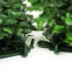 8 Faux Artificial Foliage Green Large Leaves Wall Panels Mats Hedge