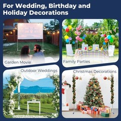 7*5FT Metal Backdrop Stand Kit, Heavy Duty Rustproof Wedding Arch for Indoor/…