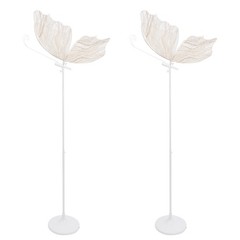 2PCS 110V Creative Wedding Butterfly LED Floor Lamp 57.5-70.1in For Wedding