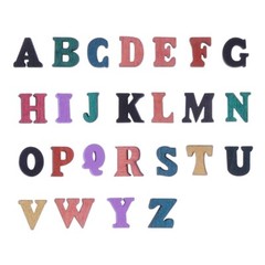 200Pcs Kids Mini Toys Wood Letters Christmas Slice Small Trinkets Log