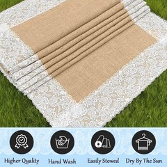 3ft x 50 ft Natural Burlap Wedding Aisle Runner,Outdoor for Wedding Ceremony …