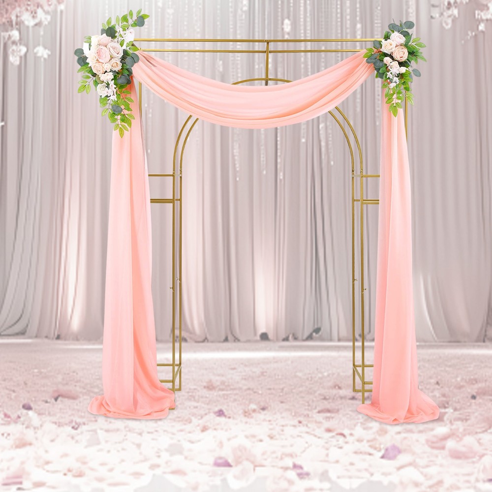 Free Standing Wedding Arch Backdrop Stand Square Metal Balloon Arch Stand