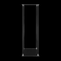 10Pcs Acrylic Clear Vase, 7.9×7.9×23.6In Rectangular Flower Display Stand,