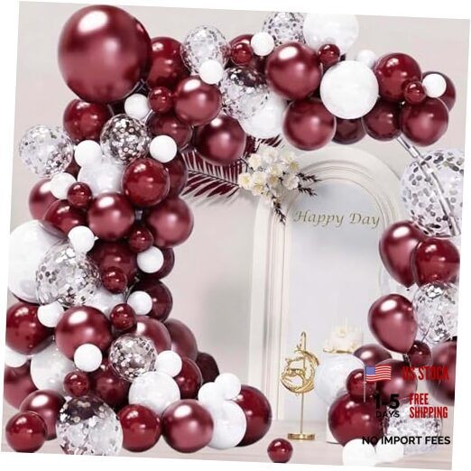 Maroon Graduation Party Decorations/Graduation Decorations Maroon White