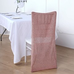 Metallic Spandex CHAIR SLIPCOVER Party Events Reception Decorations Supplies
