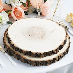 11-15″ Natural Round Poplar Wood Slices Wedding Centerpieces Crafts Decorations