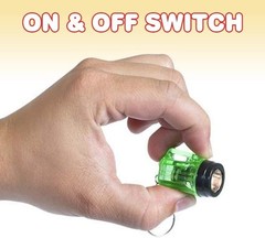 36 Mini Flashlight Keychains Assorted Neon Colors Party Favor Toys (3 dozen)