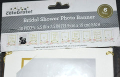 LARGE BRIDAL SHOWER BANNER, 10 x (5.5 in x 7.5 in) = 6 Feet, Brand New & Sealed