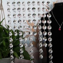 BRAVECOW 200Pcs/Set K9 Glass Crystal Garland Strands Hanging Chandelier Gem