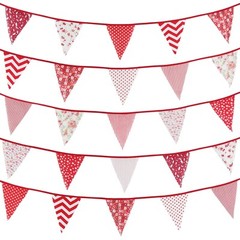 Add Charm to Any Occasion 33 Ft Triangle Flag Bunting Banner for Party Decor
