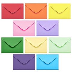 ACSTEP 50PACK Gift Card Envelopes Credit Size 4X2.75 50 PCS, Colorful