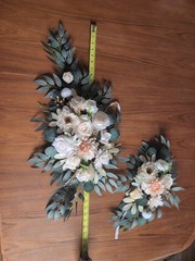 Set of 2 Artificial Flower Arch Arrangements Wedding Arch