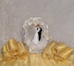 Gold Organza Chair Bow Sash Sashes 102″x6″ Wedding Banquet Reception 50 Pieces