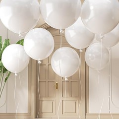 Adoinby 20 Large White Balloons, 24 Inch Jumbo Thick Giant 24 inch,