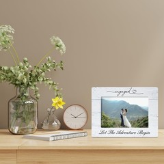 Engagement Picture Frame For 4×6 Photos, Engagement Gifts for Couples Newly E…