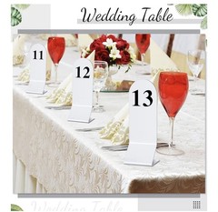 50 Table Numbers 1-50 Acrylic Double Sided Restaurant, Party, Wedding