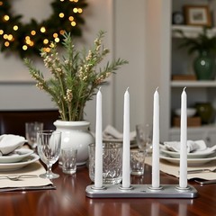 White 10-Inch Taper Candles: Unscented Smokeless Dripless 4 Pack,